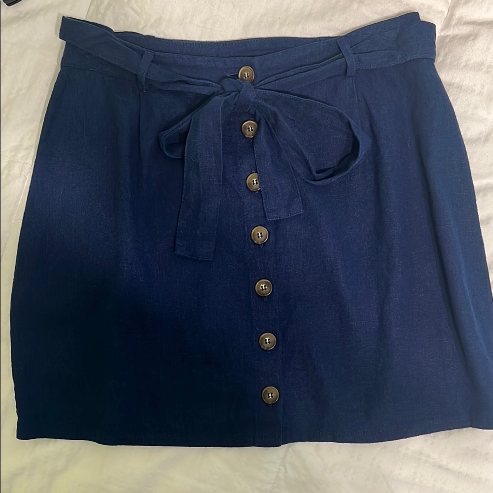 Forever 21 Mini Skirt with Tie Front